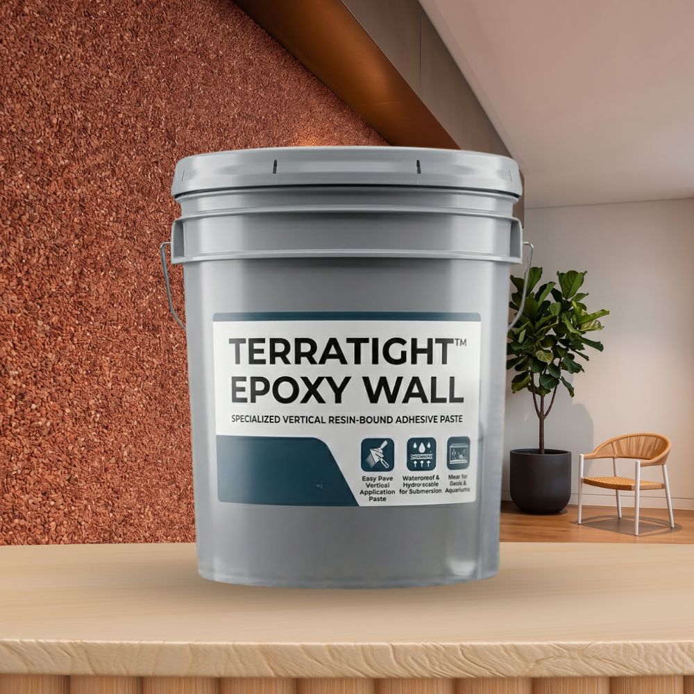 TerraTight Epoxy Wall for stone-finish walls